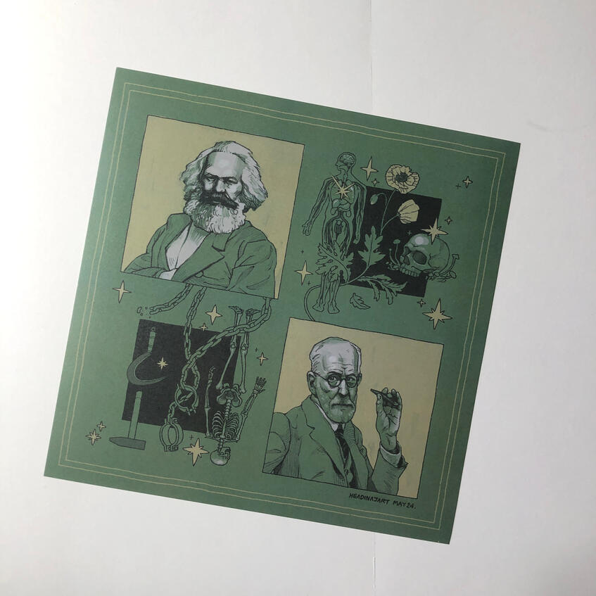 Freud and Marx Print